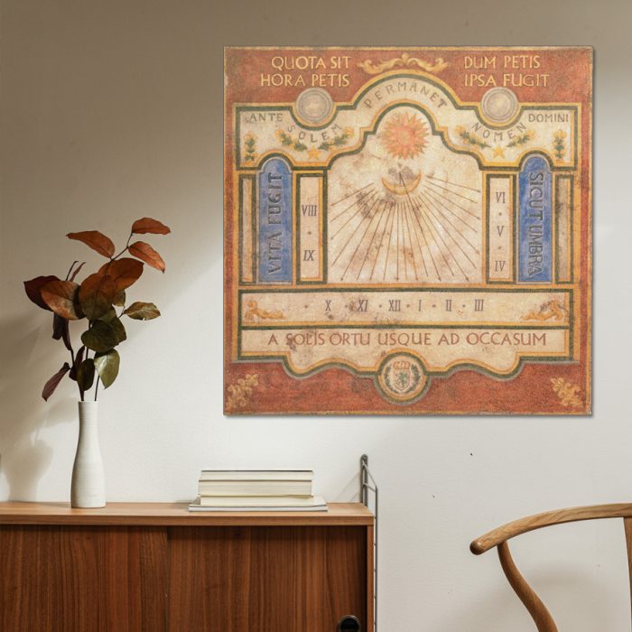 Affresco con Meridiana in Stile Pompeiano - immagine 1