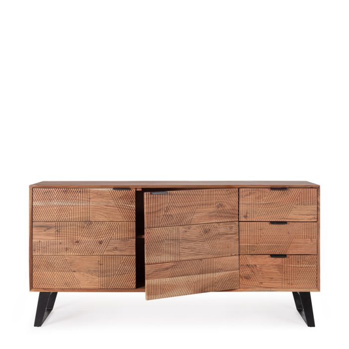 Credenza Isar, 2 ante e 3 cassetti, Bizzotto - immagine 3