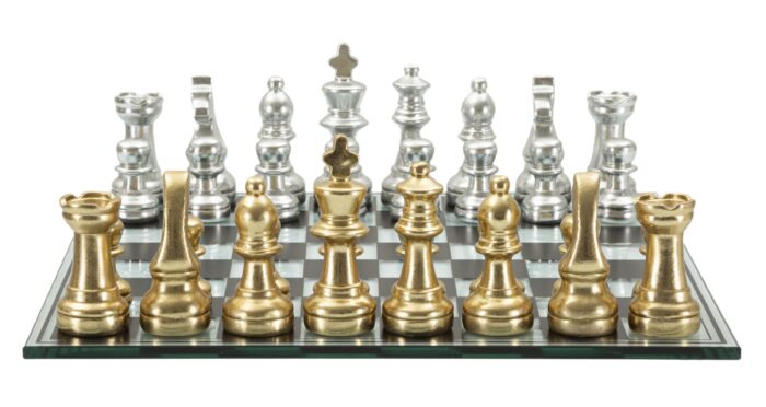 Set Scacchiera Nera/Bianca Cm 50,5X50,5X14 - immagine 1