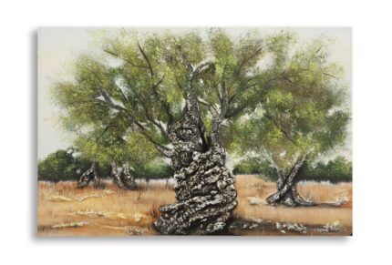 Dipinto Su Tela Olivo -A- Cm 120X3,8X80