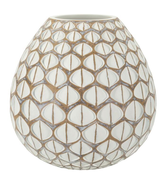 Vaso Resina Tibet Cm Ø 27X27 - immagine 1