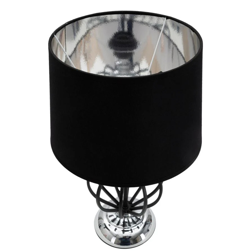 lampada-darky-nero-silver-mauro-ferretti-rionova-arredamento Lampada Da Tavolo Darky Silver, Mauro Ferretti - immagine 4