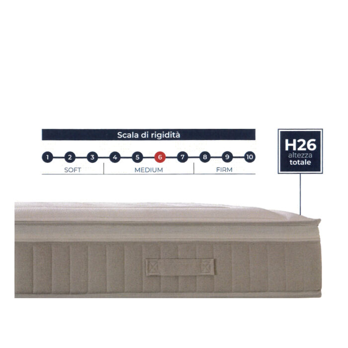 Materasso Elegant, 800 molle insacchettate - immagine 4