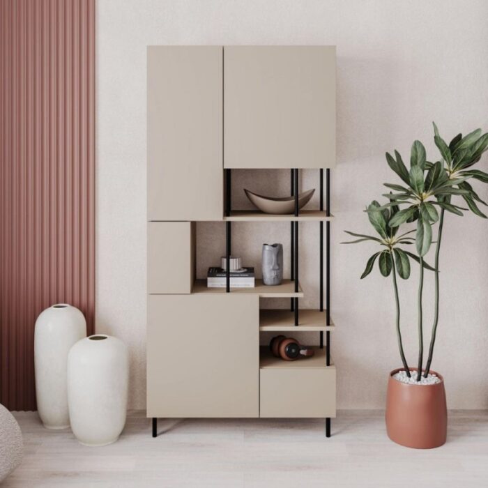 Libreria Key, cashmere - immagine 1
