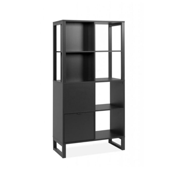 Credenza a giorno bifacciale Sumatra20A, antracite - immagine 3