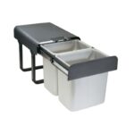 Pattumiera estraibile Ekko2, 2 secchi da 16 litri