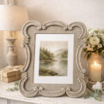 Cornice Bruma del Lago, stile country chic