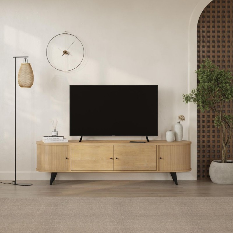 Mobile porta tv Gentle, rovere - immagine 5