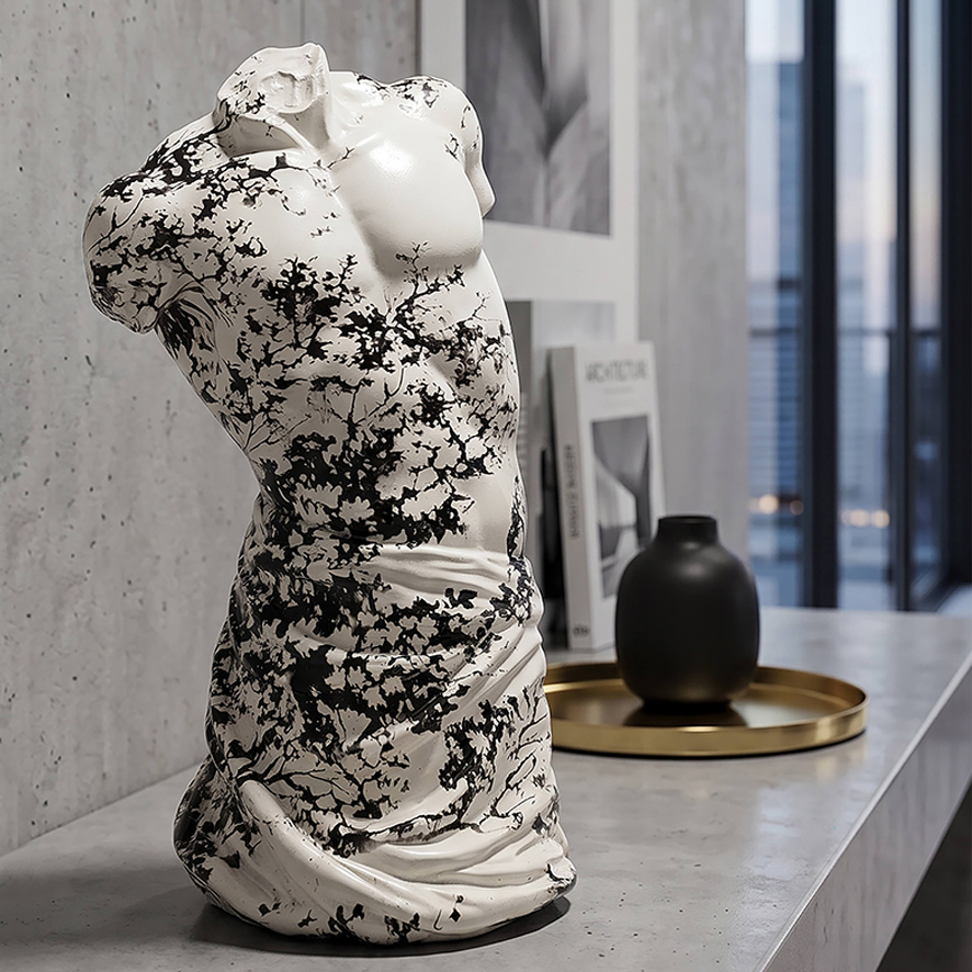 Busto-Scultura-Okinawa-Monochrome-Muse-mauro-ferretti-rionova-arredamento Busto Scultura Okinawa Monochrome Muse, Mauro Ferretti - immagine 1