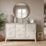 Credenza Arcos in Verde Provenzale che Trasforma il Living