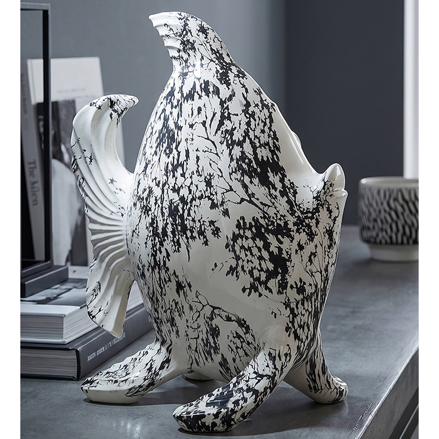 scultura-Okinawa-Fish-Silhouette-mauro-ferretti-rionova-arredamento Okinawa Fish Silhouette, Scultura Decorativa Mauro Ferretti - immagine 1